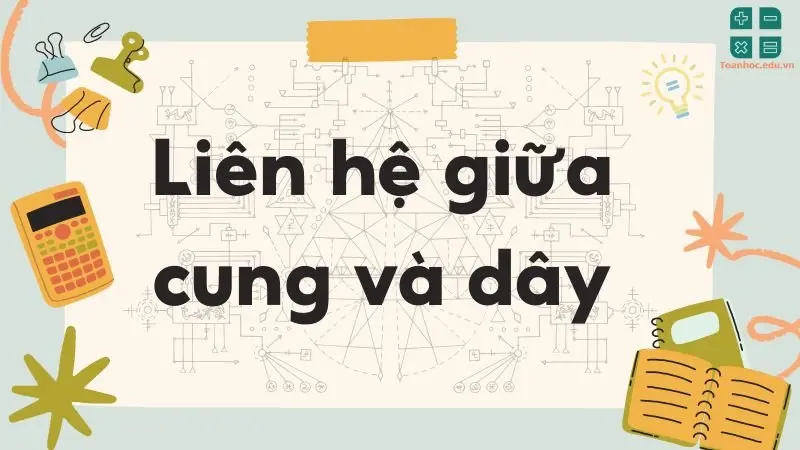 Lý thuyết liên hệ giữa cung và dây - Toán lớp 9