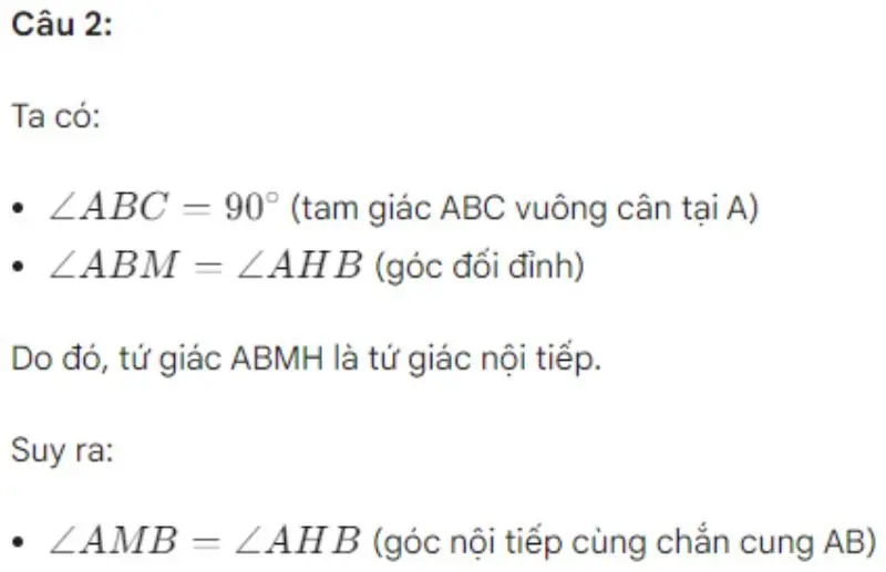 Câu IV- đề thi toán vào 10 năm 2022-2023