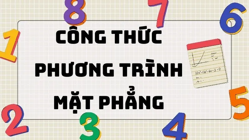 Công thức phương trình mặt phẳng lớp 12