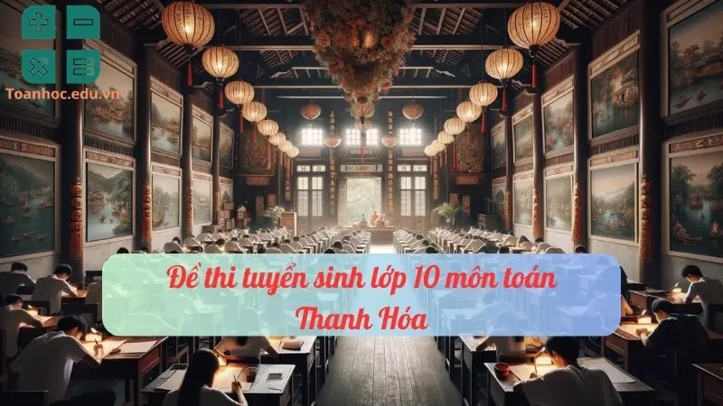 Đề thi toán vào 10 thanh hóa