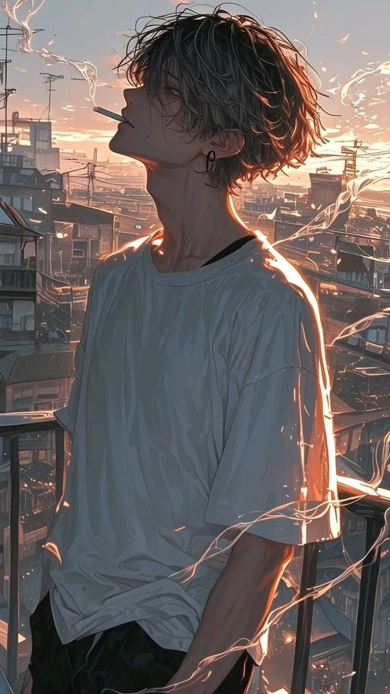 Bộ sưu tập nam buồn anime đầy tâm trạng và sâu sắc