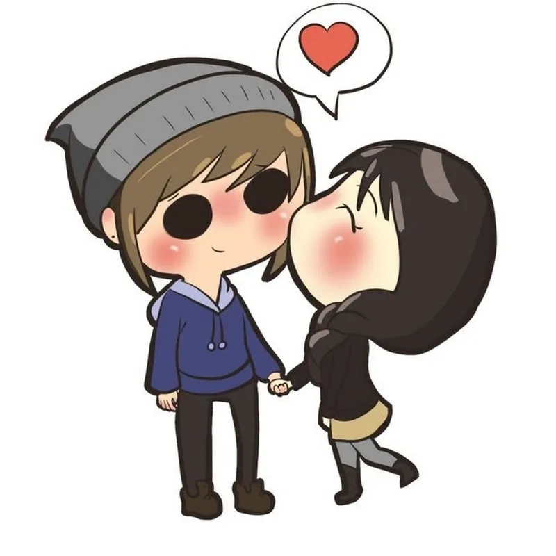 Đổi ngay avatar ảnh cặp đôi anime chibi cute cực dễ thương