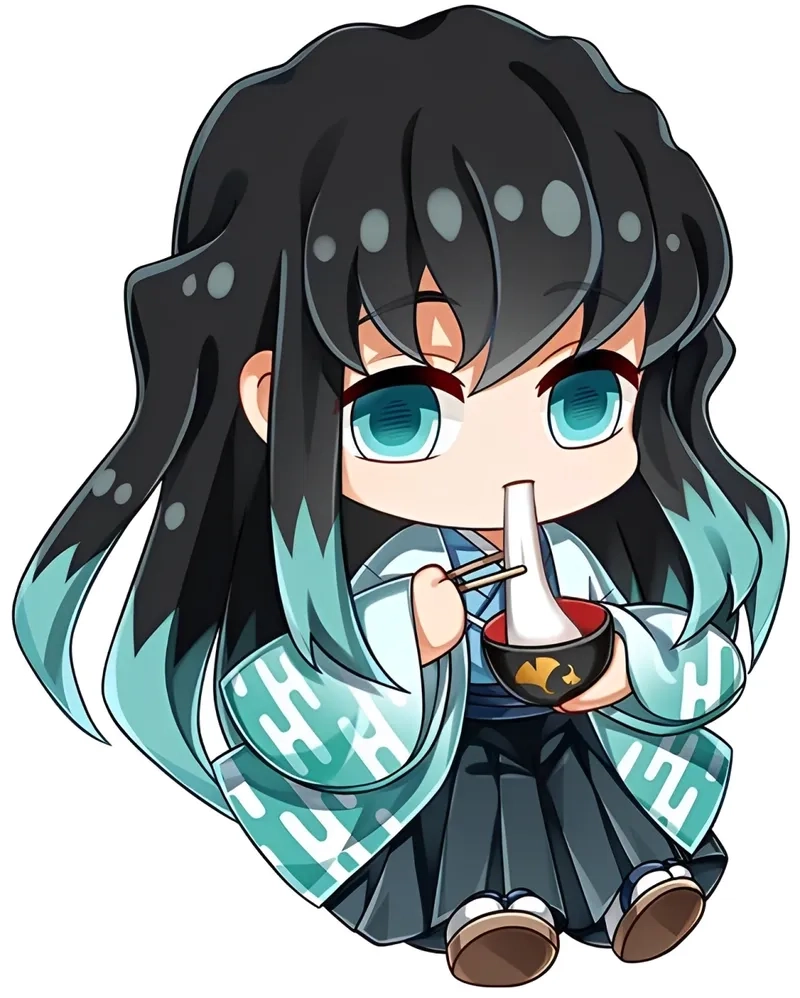 Ngắm nhìn ảnh Muichiro chibi cute siêu ấn tượng