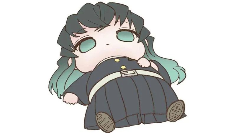 Hình vẽ chibi Muichiro Tokito dành cho fan hâm mộ
