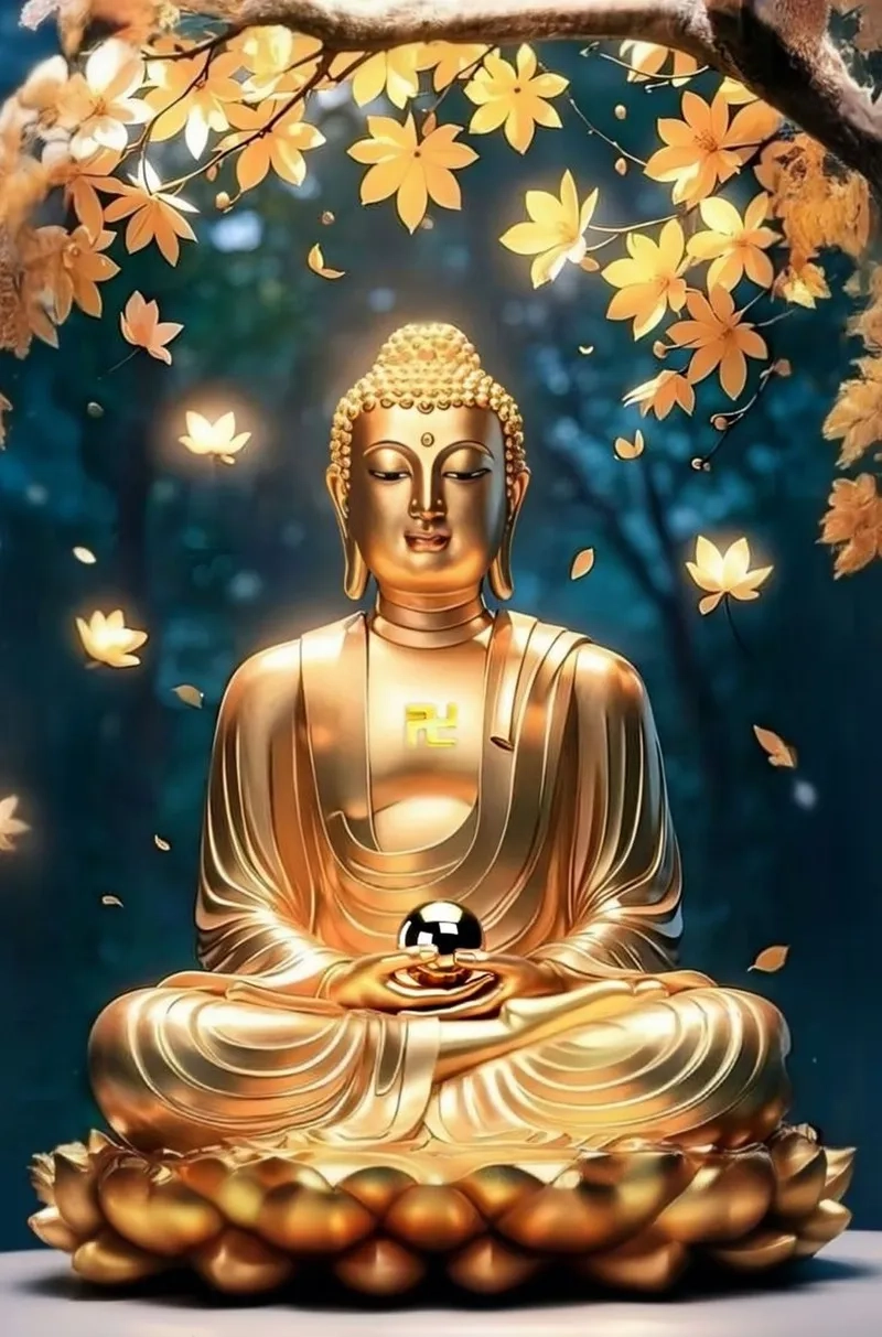 Đặt ảnh Phật A Di Đà làm hình nền điện thoại để luôn cảm nhận sự bình an
