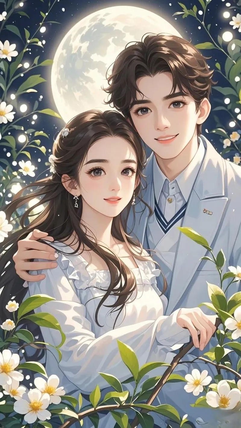 Tình yêu dễ thương thể hiện trong ảnh cặp đôi chibi cute