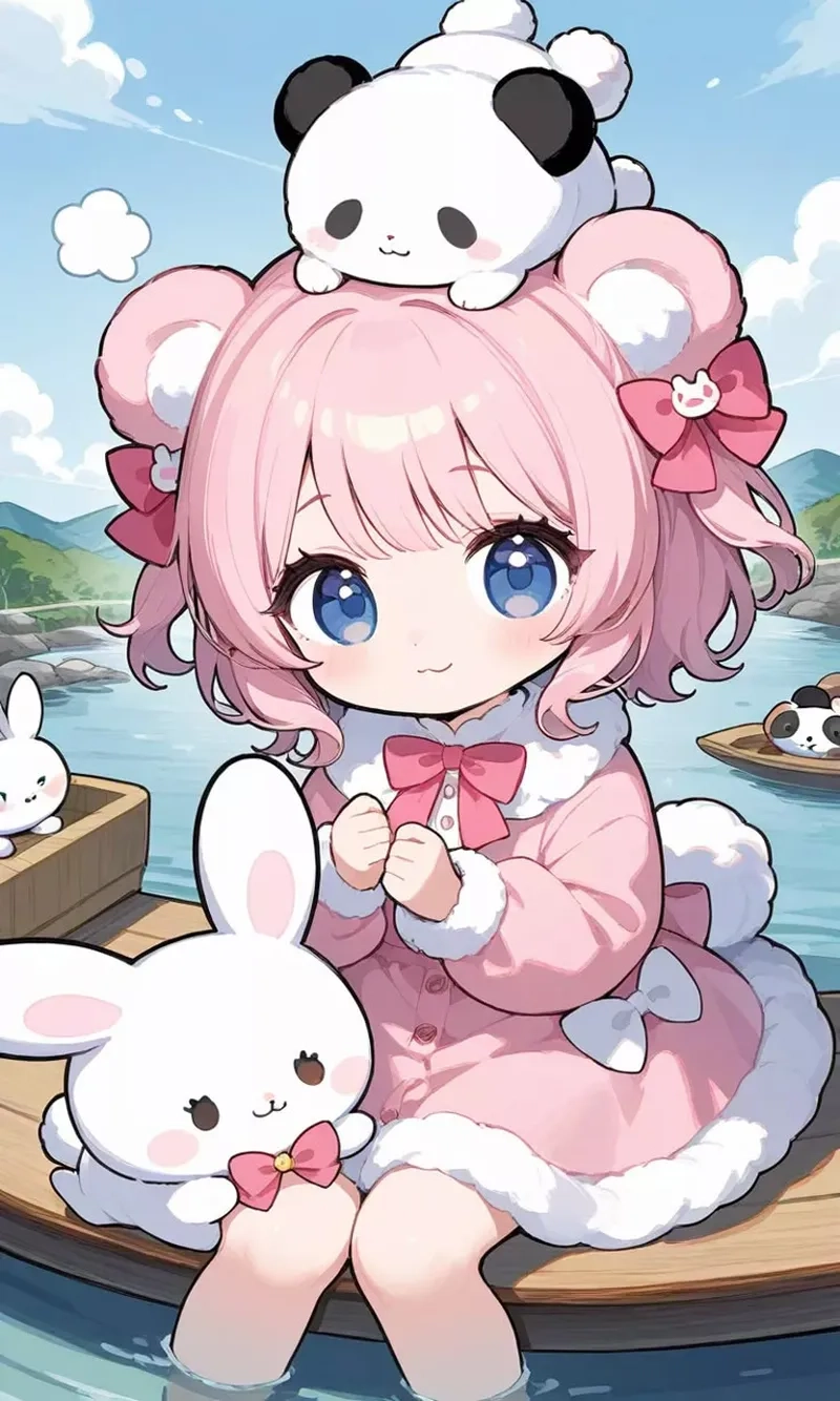 Bộ sưu tập ảnh anime nữ cute chibi siêu dễ thương dành cho bạn