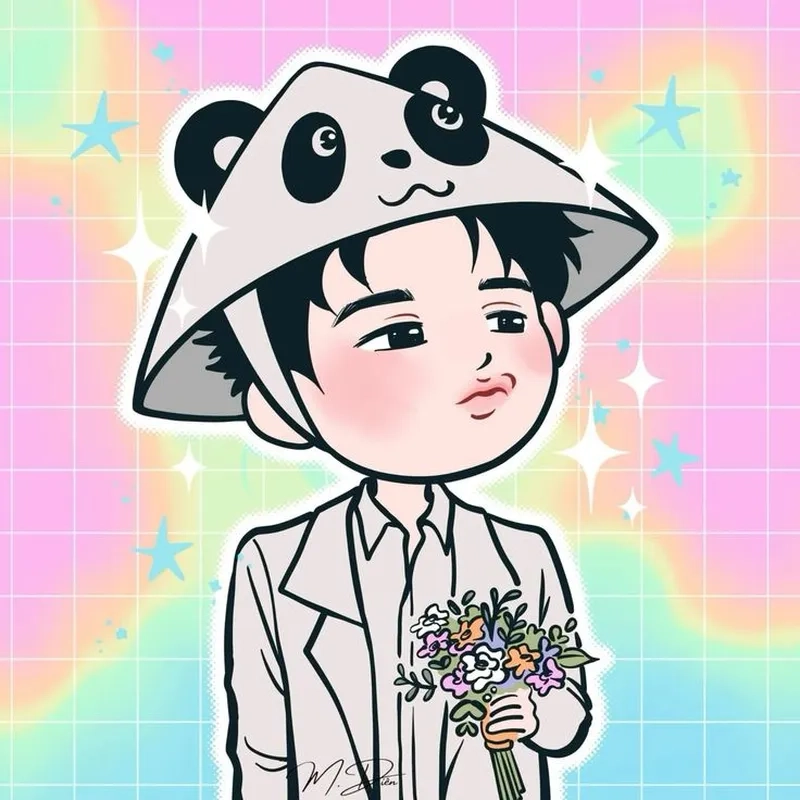 Hòa quyện phong cách anime và vô tri với avatar vô tri nam anime