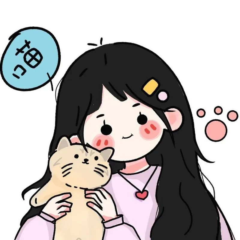 Sự đáng yêu pha chút lạnh lùng trong avatar vô tri cute nữ