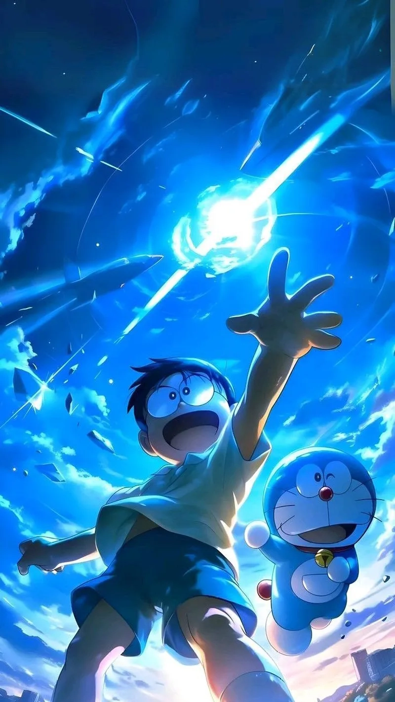 Loạt ảnh nobita và doraemon ngầu gây bão mạng xã hội