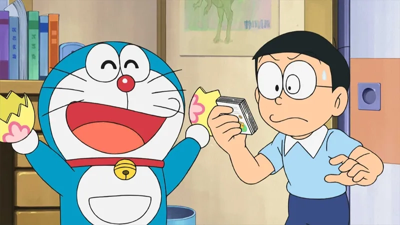 Những khoảnh khắc đẹp của hình ảnh nobita và doraemon cute