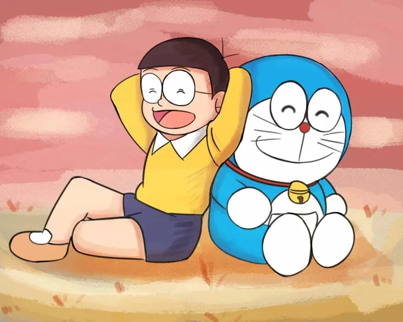 Xem ngay ảnh nobita và doraemon cute cực dễ thương