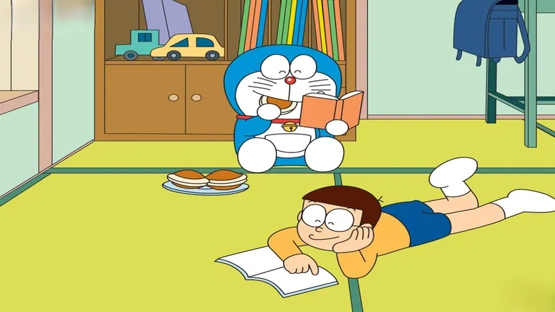 Khoảnh khắc đầu tiên doraemon và nobita gặp nhau đầy cảm xúc