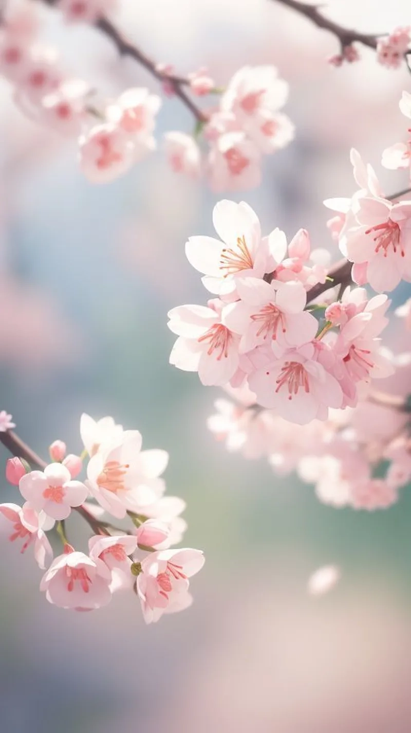 Tận hưởng sắc xuân trong hình ảnh hoa đào mùa xuân