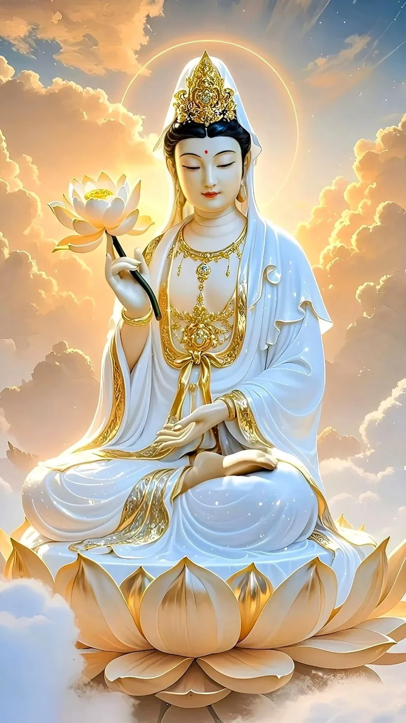 Cảm nhận sự yên bình từ hình ảnh Phật Bồ Tát Quan Âm