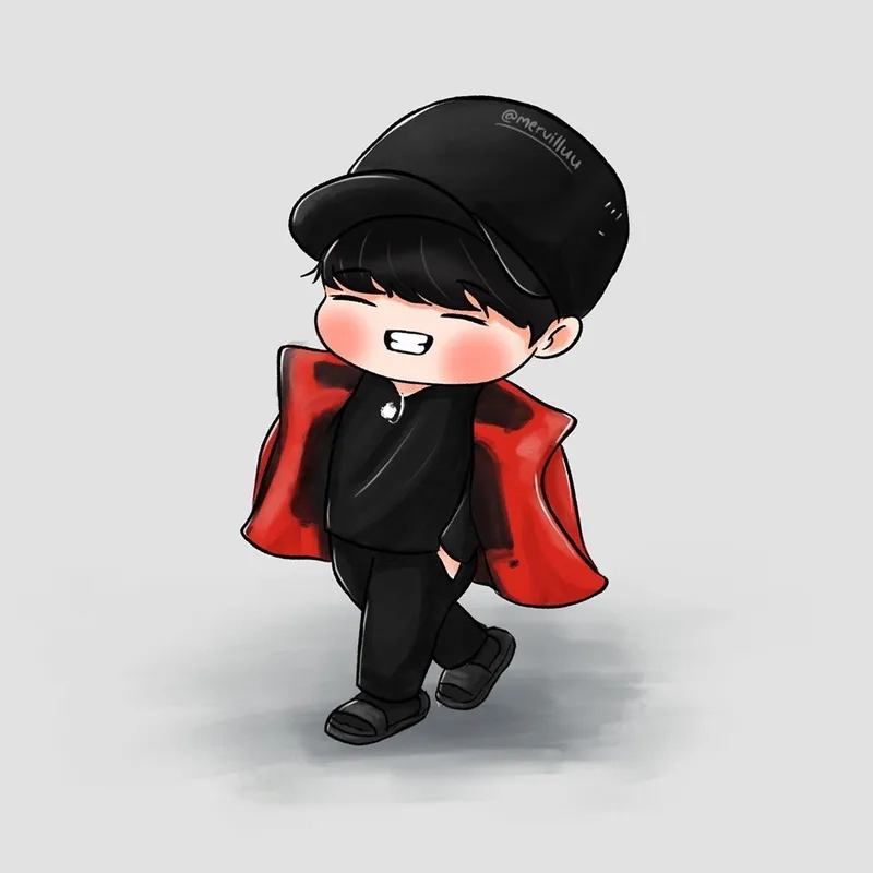 Những ảnh chibi nam lạnh lùng khiến fan thích thú