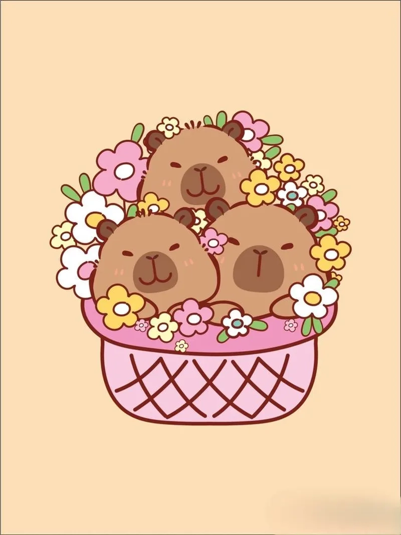 Không thể bỏ lỡ capybaras cute đáng yêu hết nấc