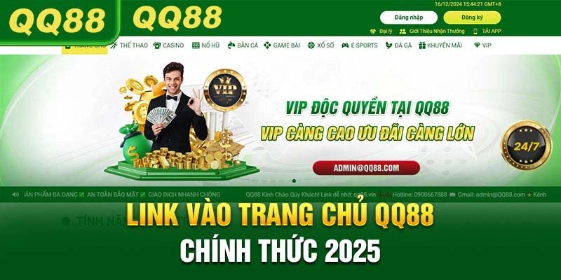 Lý do cần lựa chọn link QQ88 chính thức