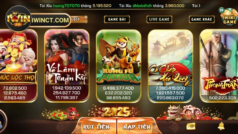 Những tựa game slot IWIN hấp dẫn không thể bỏ lỡ