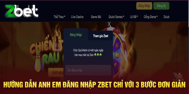 Hướng dẫn đăng nhập ZBET chi tiết cho người mới bắt đầu