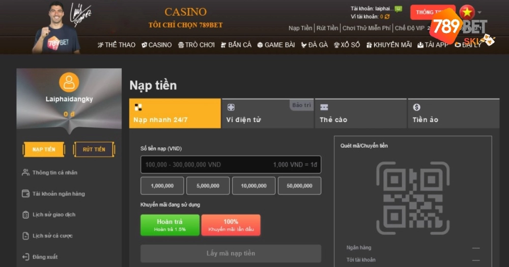 Cách Nạp Tiền 789bet Để Không Gặp Lỗi