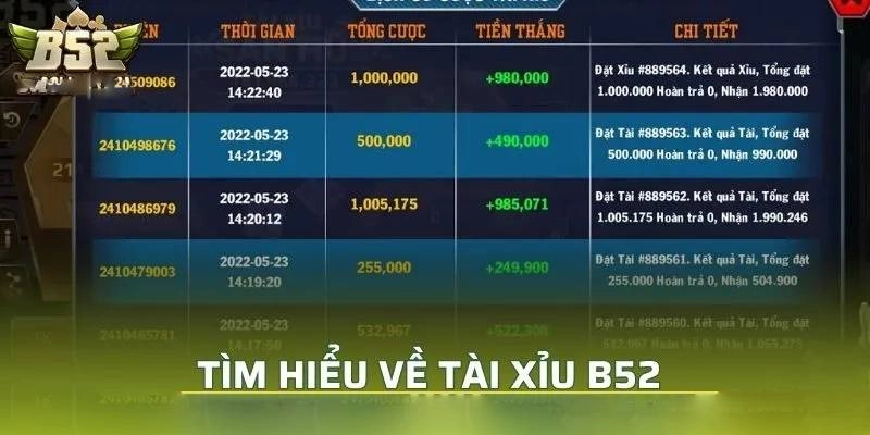 Cổng game tài xỉu B52 thành lập vào năm 2018