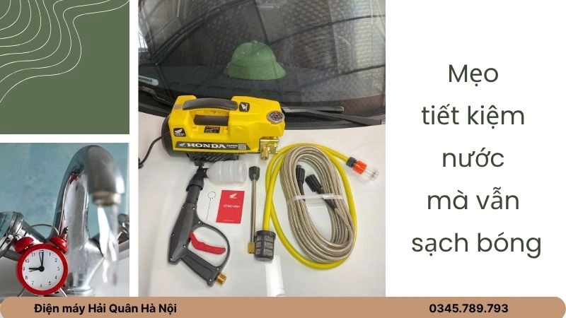 Mẹo tiết kiệm nước mà vẫn sạch bóng