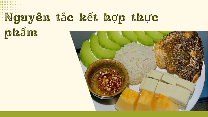 Đĩa thức ăn cân bằng dinh dưỡng theo quy tắc bàn tay