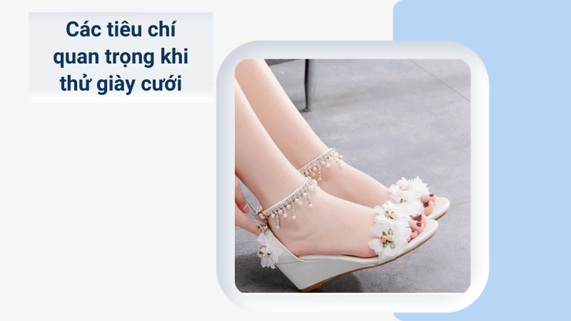 Mẫu giày cưới đế xuồng thoải mái cho tiệc ngoài trời