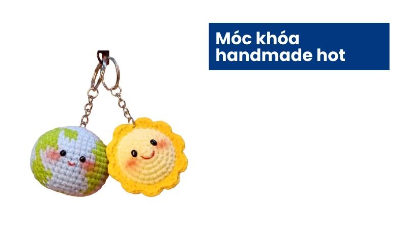 Ý tưởng móc khóa handmade được ưa chuộng