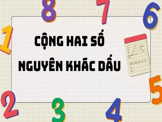 Tổng hợp kiến thức bài: Cộng hai số nguyên khác dấu