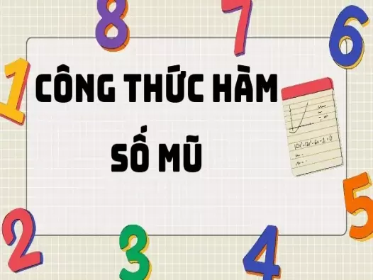 Hệ thống công thức hàm số mũ lớp 12: Chìa khóa chinh phục mọi dạng bài tập