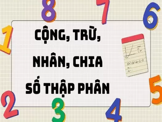 Phương pháp giải bài toán cộng trừ nhân chia số thập phân