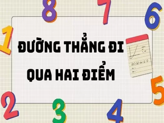 Lý thuyết bài đường thẳng đi qua hai điểm