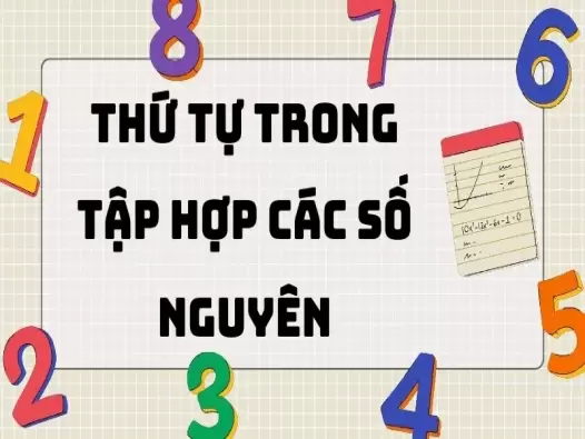 Thứ tự trong tập hợp các số nguyên lớp 6