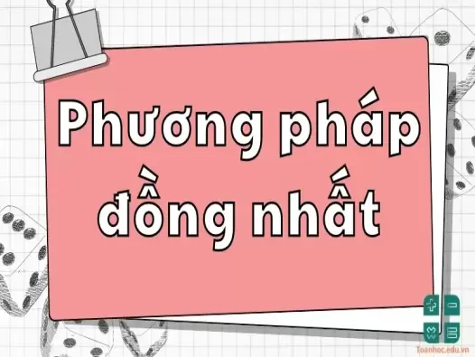 Lý thuyết các phương pháp đồng nhất 