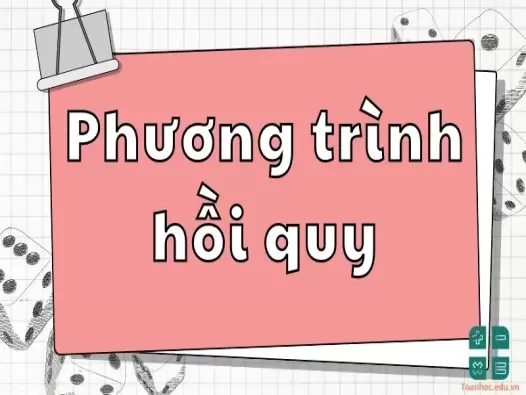 Phương trình hồi quy - Tuyến tính, phi tuyến và logistic