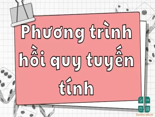 Cách xây dựng phương trình hồi quy tuyến tính