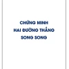 Cách Chứng Minh Hai Đường Thẳng Song Song Trong Không Gian