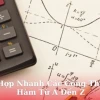 Công Thức Đạo Hàm Bậc Hai: Từ Cơ Bản Đến Nâng Cao
