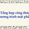 Công thức phương trình mặt phẳng đầy đủ và chi tiết nhất 2026