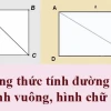 Công thức tính đường chéo hình vuông và hình chữ nhật chính xác nhất