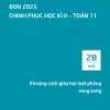 Khoảng cách giữa hai mặt phẳng song song cách tính và bài tập