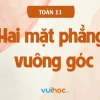 Làm thế nào để chứng minh hai mặt phẳng vuông góc trong không gian?