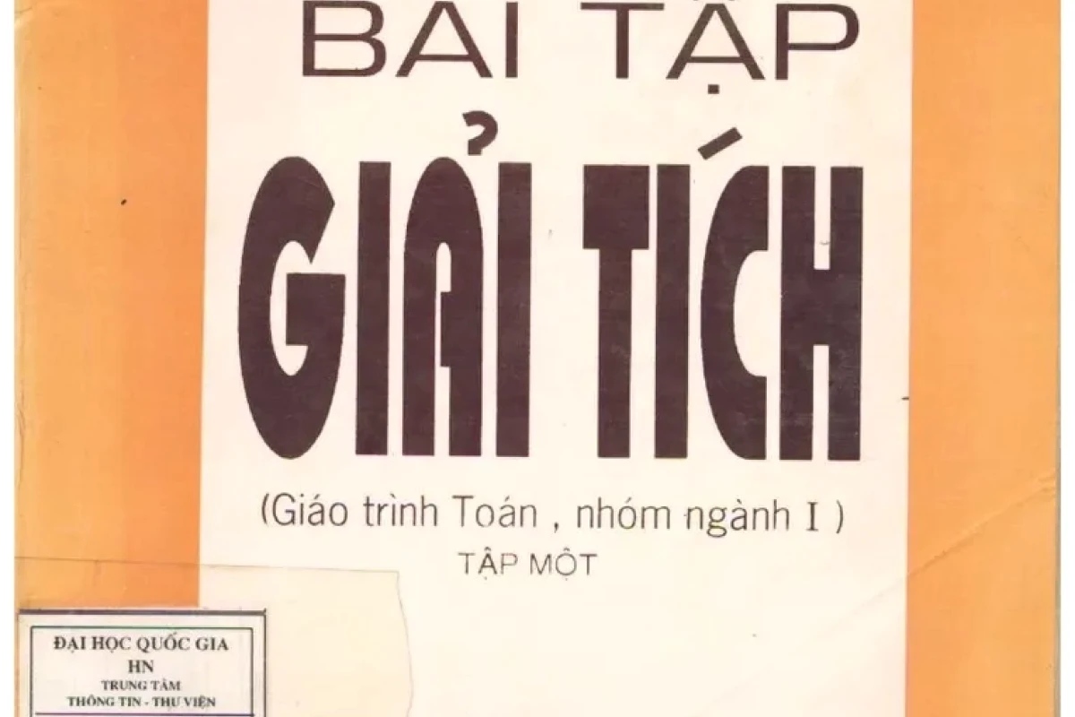 Khám phá Toán Giải Tích Đại Học: Lộ trình chinh phục và tài liệu học tập