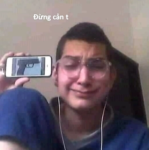 Ảnh meme bất lực hài hước thể hiện sự bó tay