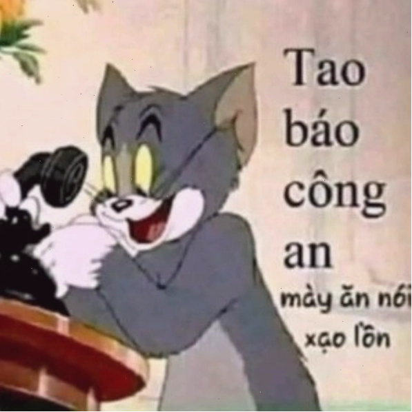 Báo công an meme thể hiện sự ngạc nhiên