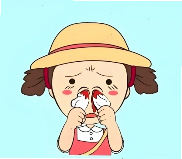 Bị xịt máu mũi meme