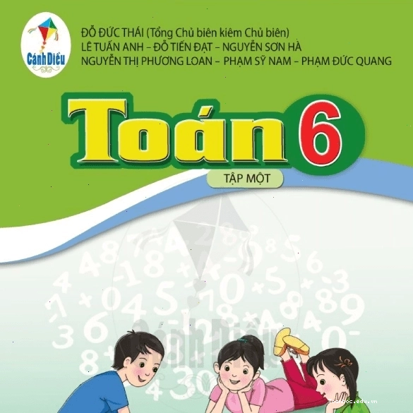 Bìa sách bài tập Toán lớp 6 Cánh Diều