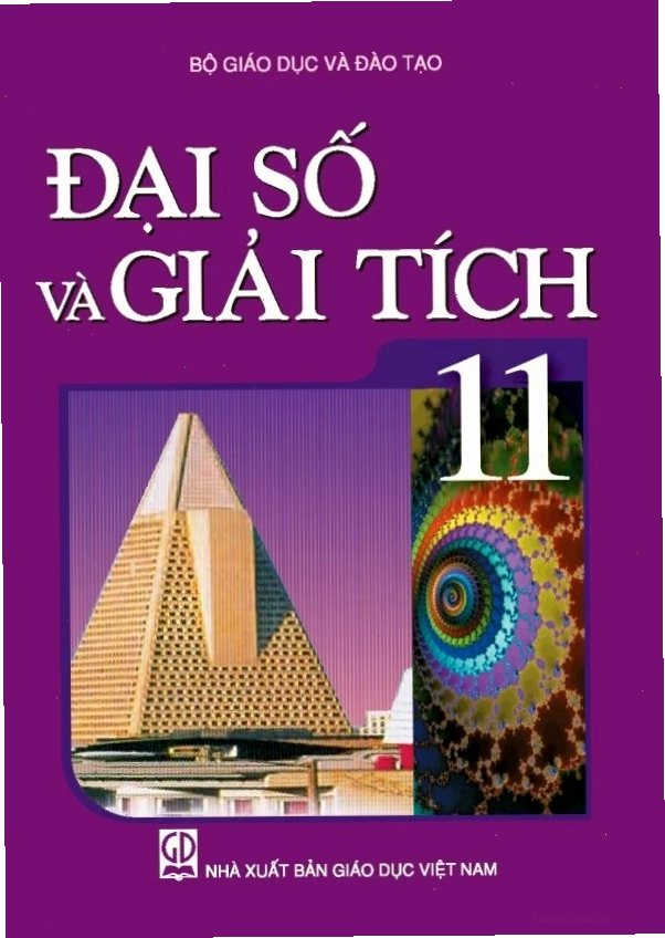 Bìa sách Đại số và Giải tích 11
